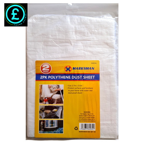 Dust sheets large pack - sheets, 2.7m