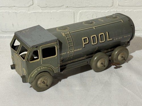 Rare mettoy tin pool tanker - rare,