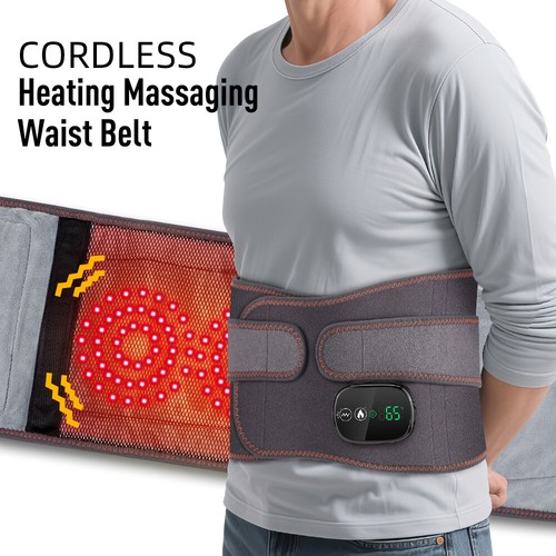 Cordless heated back belt - back,