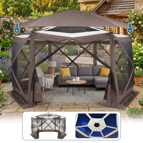 13x13ft sided pop gazebo - pop, up