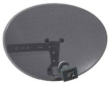 Zone 1 60cm Satellite Dish MK4 and 4 Way Quad LNB For Sky + HD / Freesat