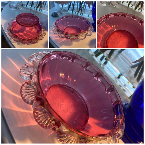 Vintage cranberry glass - vintage,