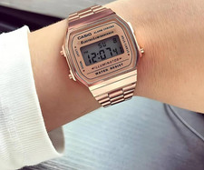 Casio A168 Rose Gold Digital