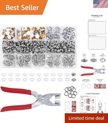 Versatile snap fastener kit - versatile,