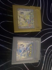 Pokemon Silver + Gold Versions (GBC 2000) - CARTS ONLY *AUTHENTIC *NEW BATTERIES