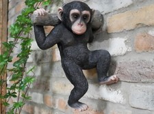 Large Resin Monkey on a Branch