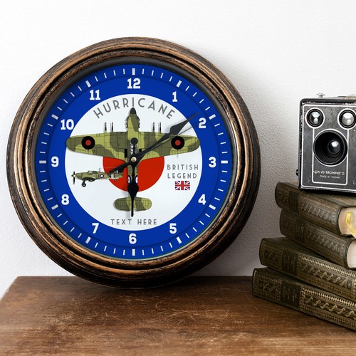Hawker hurricane clock - hurricane,