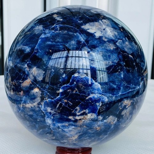 Natural blue sodalite crystal - natural,