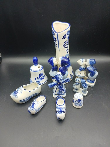 Collection blue white - of, &
