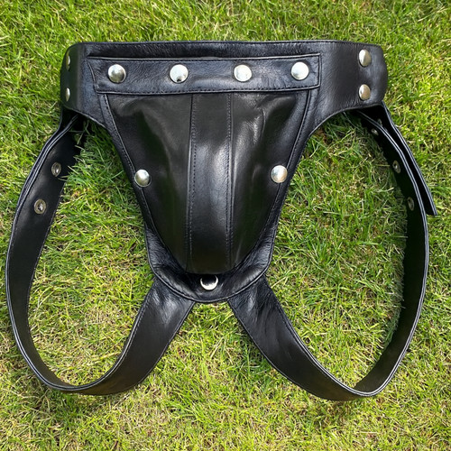Leather jockstrap adult - leather,