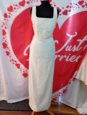 Wedding dress size 14 ivory