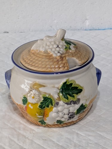 Preserve honey pot with lid - pot,