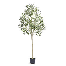 5 FT Artificial Olive Tree Green Natural Tall Faux Lifelike Fake Plant