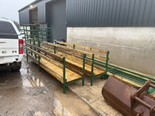 walk through sheep feeders