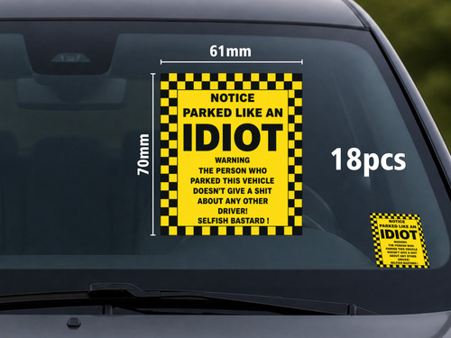 Parked like idiot - an,