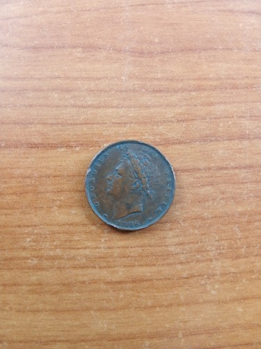 King george farthing coin - george,