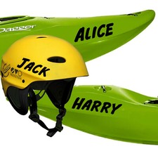 2 x Personalised Kayak Name