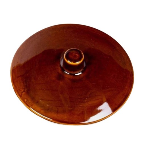 Stoneware lid glazed ceramic - stoneware,