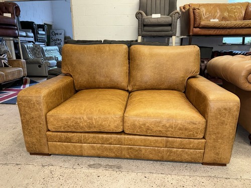 Halo style tan real leather - style,