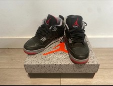 Nike Air Jordan 4 Retro Bred Reimagined, Size UK 6.5