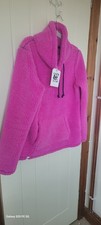 Lazy Jacks Fushia Pink Fleece Top Size 12 BRAND NEW WITH TAGS