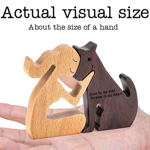 Wooden man and - wooden,