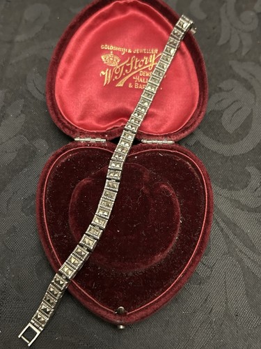 Vintage 925 silver marcasite - vintage,