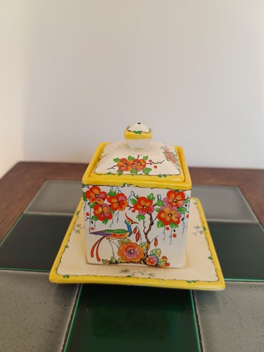 Art deco coronet ware bird - deco,