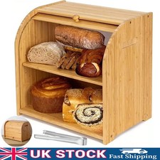 Bread Bin 2 Tiers Double Layer