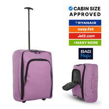 Cabin Approved Hand Luggage Suitcase, Lightweight Compact With Wheels 50x35x20cm