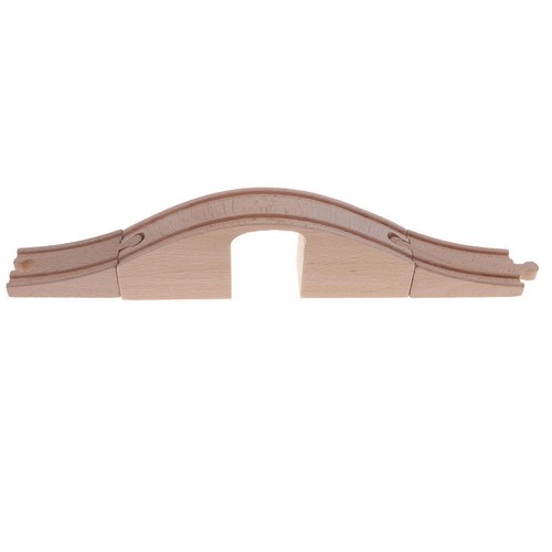 Wooden train set compatible - -,