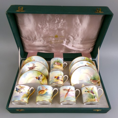 Minton game birds coffee set - birds,