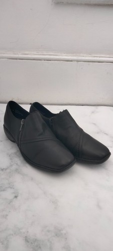Rieker black leather - rieker,