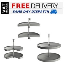 Kitchen Magic Corner Unit Carousel Storage Unit Shelf Trays 1/2 3/4 Full Circle