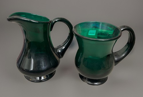 Pair vintage bristol green - pair,