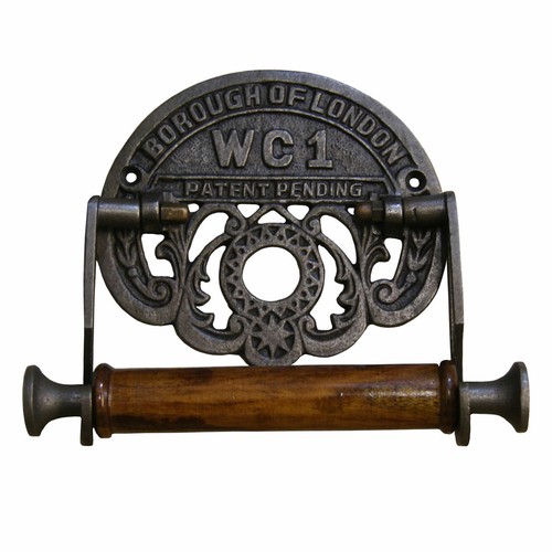 Cast iron toilet - toilet, roll