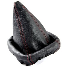 MERCEDES W202 1993-2000 RED STITCH QUALITY LEATHER GEAR SHIFT BOOT GAITER NEW