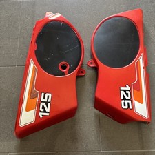 Genuine Suzuki TS 100 125 ER Side Panels - Exceptional For Age - TS125ER TS100ER