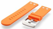 NEW 22mm Genuine TW Steel Orange Rubber Watch Strap Band & Buckle - TW19