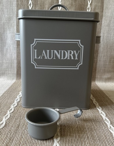 Laundry kitchen storage tin - kitchen,