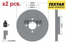 X2 PCS FRONT BRAKE DISC SET