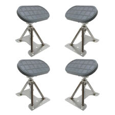 6" Boat Dinghy Tender JetSki Support Chocks, Set of 4 Swivel Support with Pad