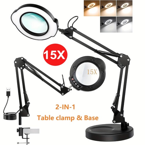 15x magnifying glass desk - magnifying,
