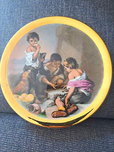 Bone china collector plates - 6,