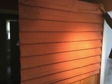 GORGEOUS BUDGET BLIND NEW ROMAN SHADE RED CHECK,64” X 48” ORG $550