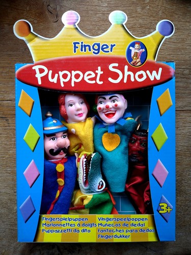 Finger puppet show theatre - puppet,