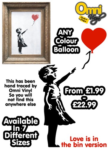 Banksy girl with balloon - banksy,