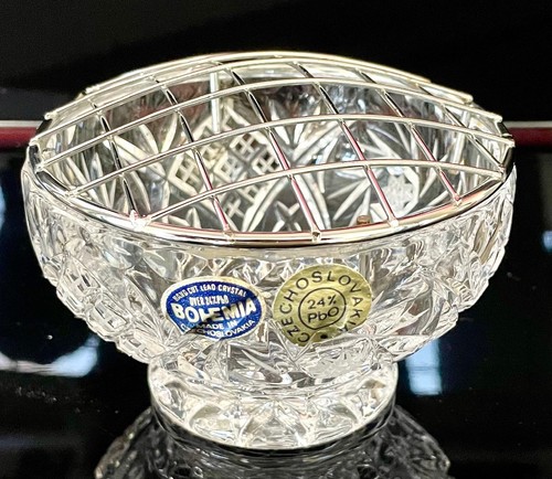 Vintage bohemia crystal rose - vintage,