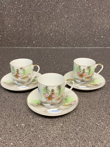 Small kutani ware - 3,