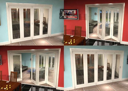 Internal bifold doors - bifold, white